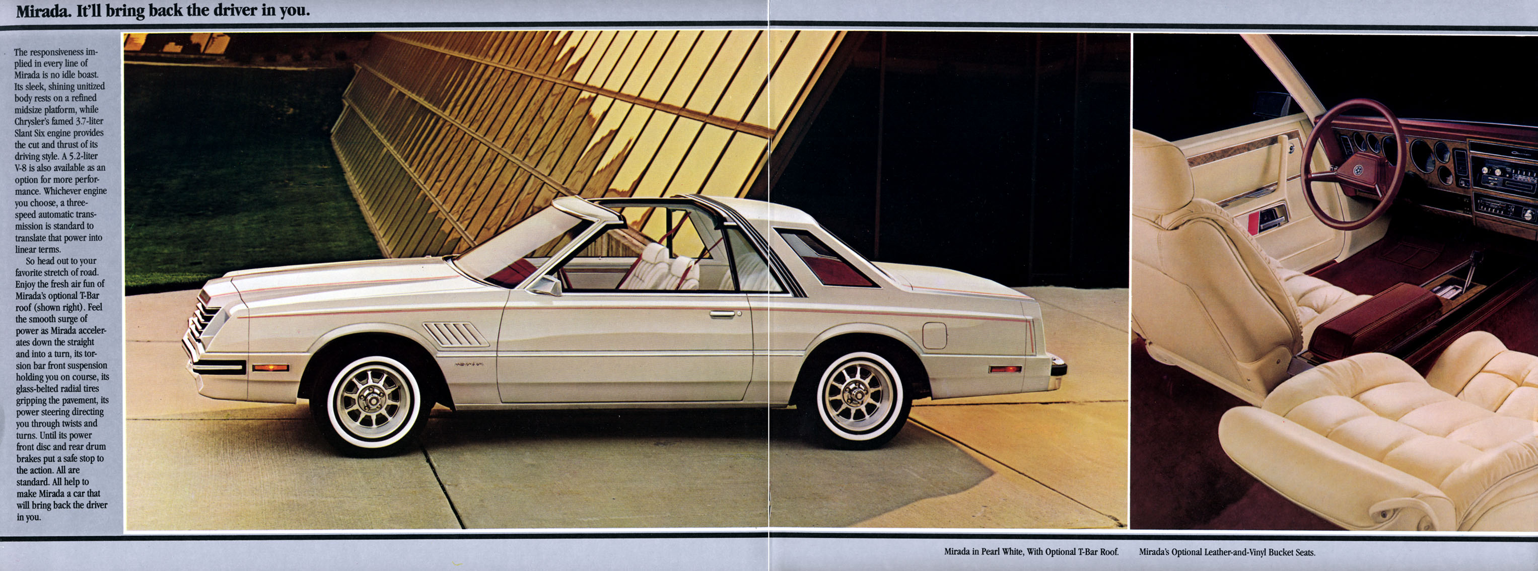1982 Dodge Mirada Brochure Page 3